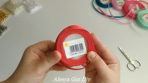 Idea 🤩 Amazingly cute satin ribbon jewelry in 1 minute✔ | Alesya Gor Diy