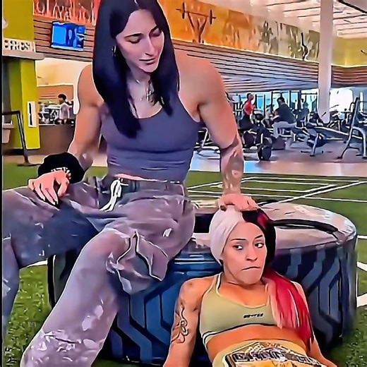 Rhea Ripley Training 🔥💪 | Extreme Gym Routine | WWE Beat Mode #wwe #short #edit