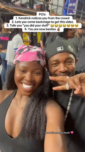 Obenewa 💗🇬🇭💗 on Instagram: "@kendricklamar thank for an unforgettable night 🥹💗 @davefree @pglang #gnxtour #grandnationaltour"