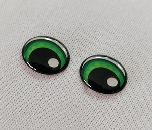 [Hot Item] Color Change Custom Bubble Transparent Oval Epoxy Sticker Branding Epoxy Gel Sticker