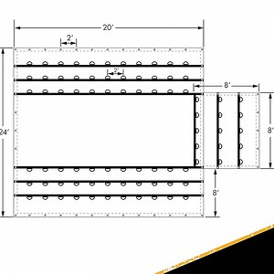 [Hot Item] Lightweight Lumber Tarp Durable Protection for Your Flatbed Trailer Cargo