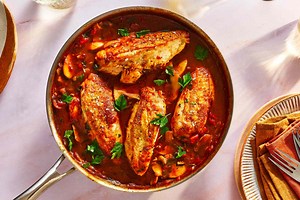 Chicken Chasseur, the French Bistro Classic with Mushrooms and Wine