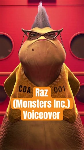 Voice impression #3: Raz from Monsters Inc. #monstersinc #voiceacting
