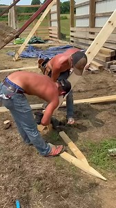 Nailing on OSB ￼ #woodworking #construction #tips | ASMR Lilibu