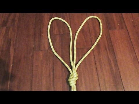 How To Tie The Double Figure 8 Loop (Bunny Ears)