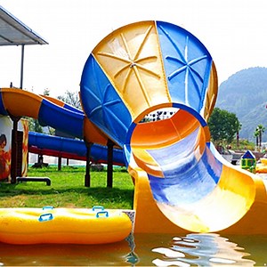 [Hot Item] Customized Adult Water Park Rides Equipment Kids Fiberglass Slides 47m