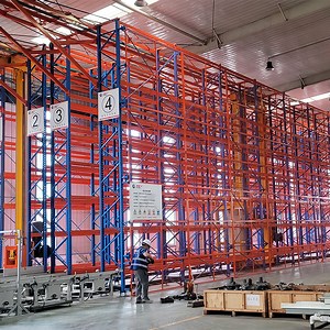 Warehouse Automated Mobile Racking System Auto Mobile Shelves