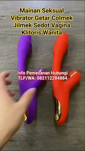 Alat Bantu Seksualitas Sex Vibrator Dildo Getar Colmek Jilmek Sedot Vagina Klitoris Wanita Orgasme