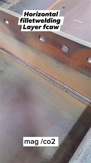 Fcaw horizontal filletwelding,h beam web welding #japan #welding #pinoy #welder #structuralengineering | Argel in Japan