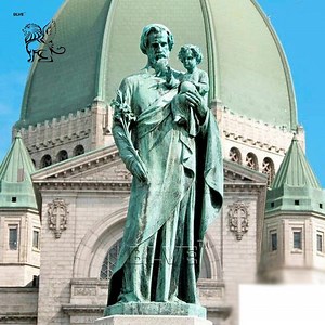 [Hot Item] Blve Outdoor Large Catholic Religious Resin Figure Life Size Antique Church Bronze St Saint Joseph Statues Copper Sculpture