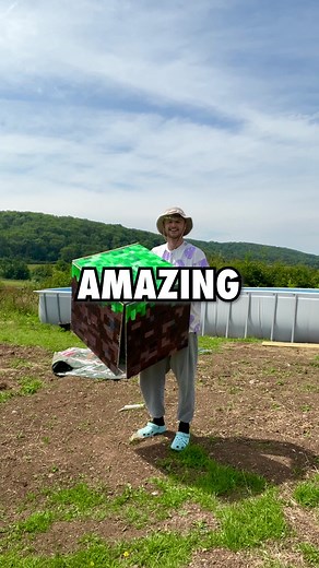 Building a Life Size Minecraft Grass Block