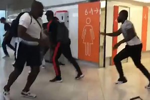 Rival rappers brawl in airport, cause terminal closure