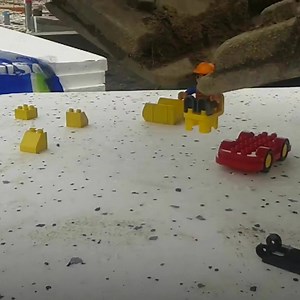 This Australian worker built a tiny LEGO truck using an excavator 🏗️ | Yahoo Australia