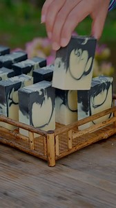 1.3K views · 18 reactions | Handmade camellia oil & bamboo charcoal soap | DIY natural soap 識 #diy #handmade #natural #soap #villagelife | How Things are Made | Facebook