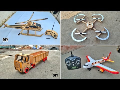 4 Awesome DIY TOYs | 4 Amazing RC Toys | Homemade Invention - You Can Make It?