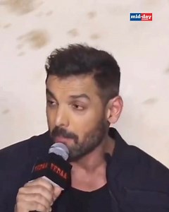 23K views · 98 reactions | John Abraham recently got upset at the Vedaa trailer launch. He was offended when someone said his films were repetitive. He asked everyone not to judge the movie based on the trailer alone #JohnAbraham #VedaaTrailer #Vedaa #Bollywood | MiD DAY | Facebook