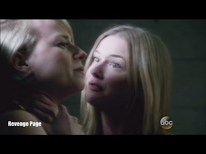 Revenge 4x22 Emily and Margaux Fight in Prison "Plea"