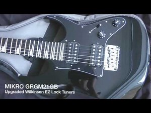 SOLD! IBANEZ MIKRO GRGM21GB GUITAR EZ LOCK TUNERS