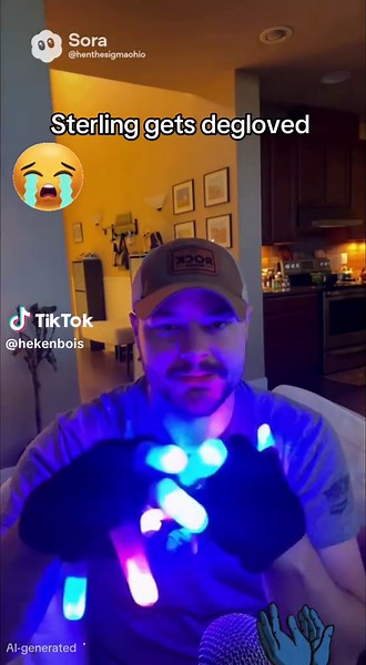 Idksterling really got degloved in 4k while watching scat #idksterling #scat #gloving #degloved #funny @Idksterling FN @IdkSterling