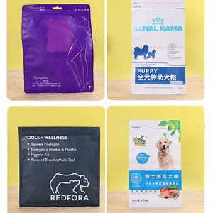 [Hot Item] Kraft Paper Bag Food Oil Water Proof Container Logo Printing Laminated Reflective Packaging Zip Food Coffee Packaging Packing Package