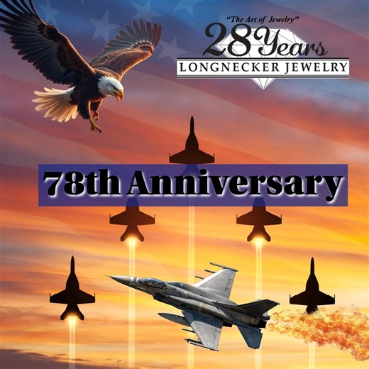🎉 Happy 78th Birthday to the United States Air Force! ✈️ On September 18, we honor 78 years of excellence, innovation, and service. Since 1947, the Air Force has stood as a symbol of strength and dedication, protecting our skies and supporting our nation. Thank you to all who serve and have served. 💙🇺🇸 #USAirForce #AirForceBirthday #AimHigh #78YearsStrong @longneckerjewelry.com @followers #longneckerjewelry @mccookchamber #mccookchamber #chambermember @mccookne @prairiesagecanningco @thestat