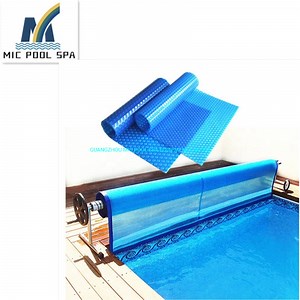[Hot Item] Factory Supply Above Ground Swimming Pool Safety PE Bubble Automatic Cover