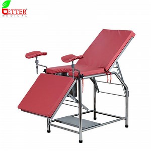 [Hot Item] Stainless Steel Hospital Furniture Gynecological Examination Bed