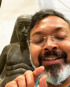 Egyptian scribe writing in hieroglyphics. #history #writer #ancientegypt | Devdutt Pattanaik