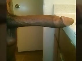 11 beautiful inches of black dick