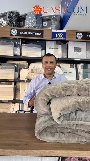 💛 EDREDOM ASPEN COM PLUSH INOVE E PLUSH ASPEN 💙 🤗Esse edredom é muito Top , extra macio e quentinho com muito volume O Plush Aspen tem um efeito peles com uma fibra mais longa e muito confortável Tem em 3 cores : Cor chiffon ( branca ) Cor Ônix ( cinza ) Cor Taupe ( bege ) 😍 Nesse inverno você merece um desses !! 📌Tamanho Queen está por R$549,90 📌Tamanho King está por R$649,90 Quer mais ofertas ? Solicite o catálogo de ofertas :Acesse este link para ver nosso catálogo no WhatsApp: https://