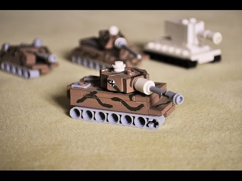 Lego WW2 mini TIGER 1 instructions