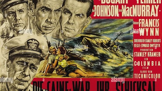 The Caine Mutiny 1954 with Van Johnson, Fred MacMurray, Humphrey Bogart, José Ferrer.