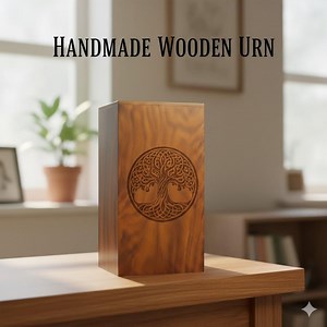 Handcrafted Wooden Tree of Life Urn – Memorial Ash Keepsake Box - Etsy UK