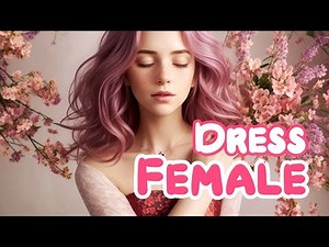 Dress female | Loop of Beautiful Soft Binaural Crossdressing Meditation | TGTF MTF Sissy