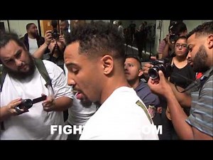ANDRE WARD LAUGHS AT GOLOVKIN "STABLEMATE" QUESTION; EXPLAINS WHY HE WILL NOT GO BACK TO 168