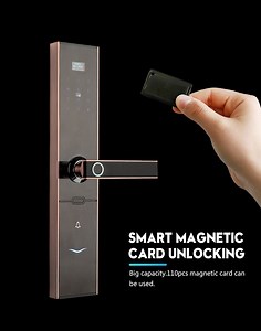[Hot Item] Kaiying Security Digit Electronic Handle Digital Tuya Ttlock Cerraduras Inteligentes WiFi Keys Fingerprint Door Smart Lock