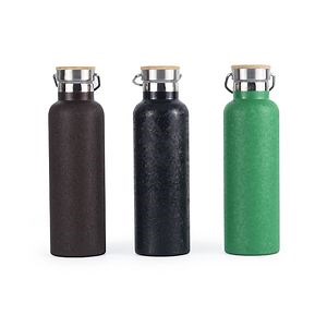 [Hot Item] Customized Color Laser Engraved Powder Coat Exterior Double Wall Vacuum Bottle