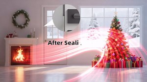 2 Pcs 196" Wedge-Shape Weather Stripping Door Seal,Windows and Doors Insulation,Self Adhesive Insulation Foam Anti-Collision Strip,Weatherstrip Tape for Door Soundproofing,Noise Drafts Blocker,Gray