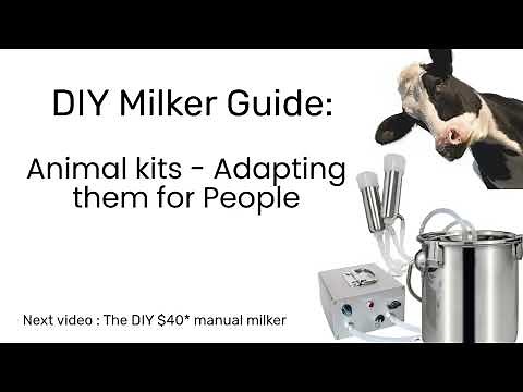 Adapting milking kits for animals to provide DIY Venus functionality on people.