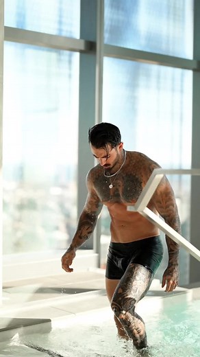 POV: Rooftop afternoon swim #fyp