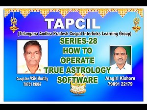 How to Operate True Astrology Software