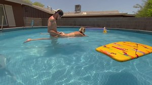 Love Making in the Pool! Our Neighbors Love to Catch Us!