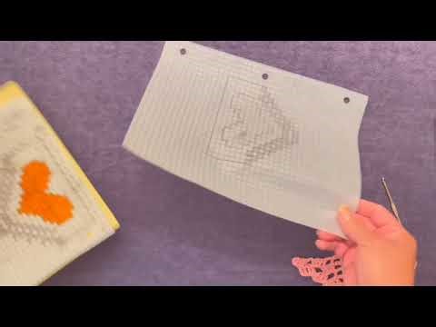 HOW TO EASILY READ FILET CROCHET GRAPH