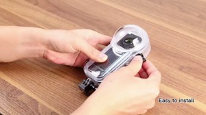 PULUZ 50m/164ft Dive Housing Case for Insta360 X4 Accessories Underwater Housing Cover Protective PC Shell, Underwater Photography Cameras for Insta360 x4 Waterproof Case