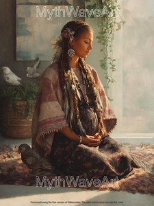 Mother Nature Art – Native American Pregnant Woman | Earth Goddess Digital Print, Prenatal Class Scene, 8K Photorealism, JPEG, Printable - Etsy Canada