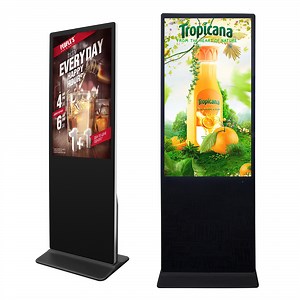 [Hot Item] 65 Inch Elevator LED Full Color Wall-Mounted Floor Stand Advertising Displays Digital Signage Touch Screen