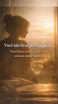 Nem todo mundo vai entender o quanto custa permanecer.