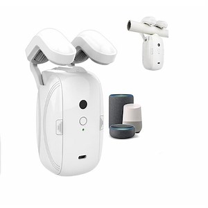 Roboti Automat pentru Perdele/Draperii Compatibil cu Diverse Sine Incarcare USB sau Panou Solar Comanda Vocala prin WiFi Accesorii Incluse - eMAG.ro