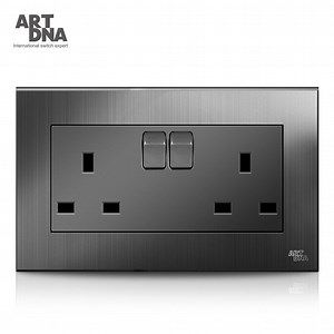 [Hot Item] Artdna 13A Wall Electric Push Button Switch Multi Socket Switch
