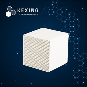 [Hot Item] Mullite-Cordierite  Honeycomb Ceramic Substrate  100X100X100mm  Hexagonal Cell  Steel, Forging & Smelting Furnace